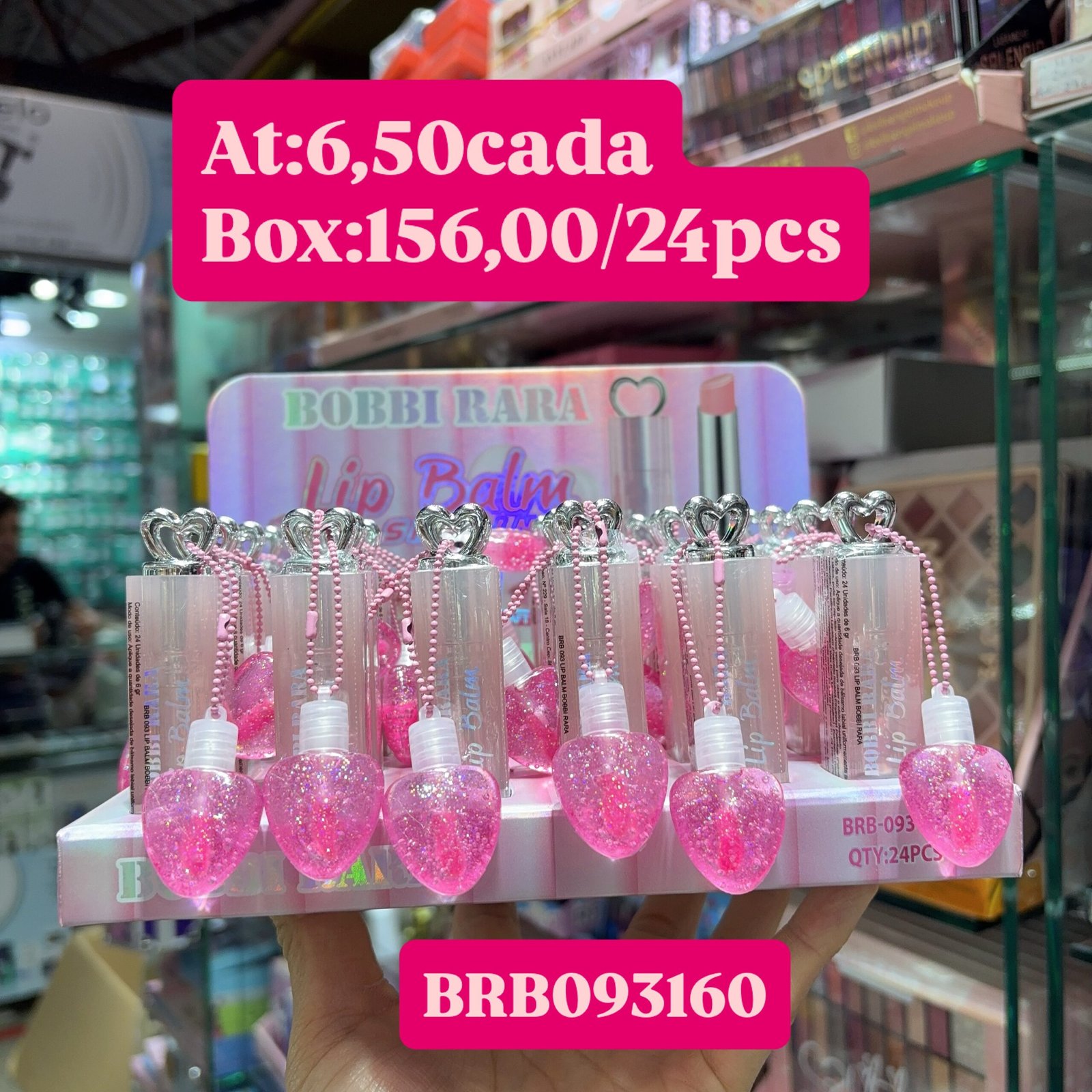 BRB093160 lipbalm bobbi rara box/24pcs