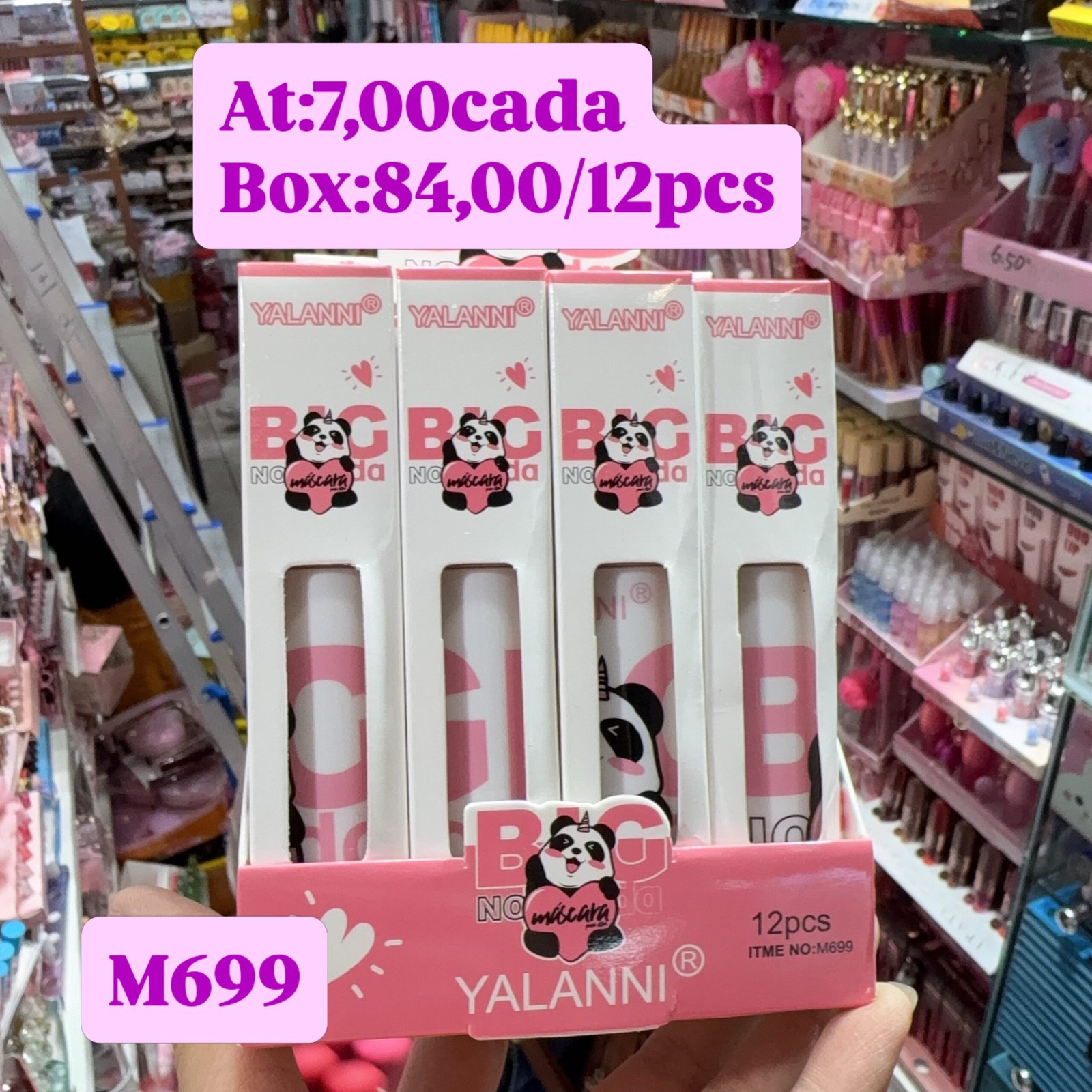 M699 rímel yalanni box:12pcs