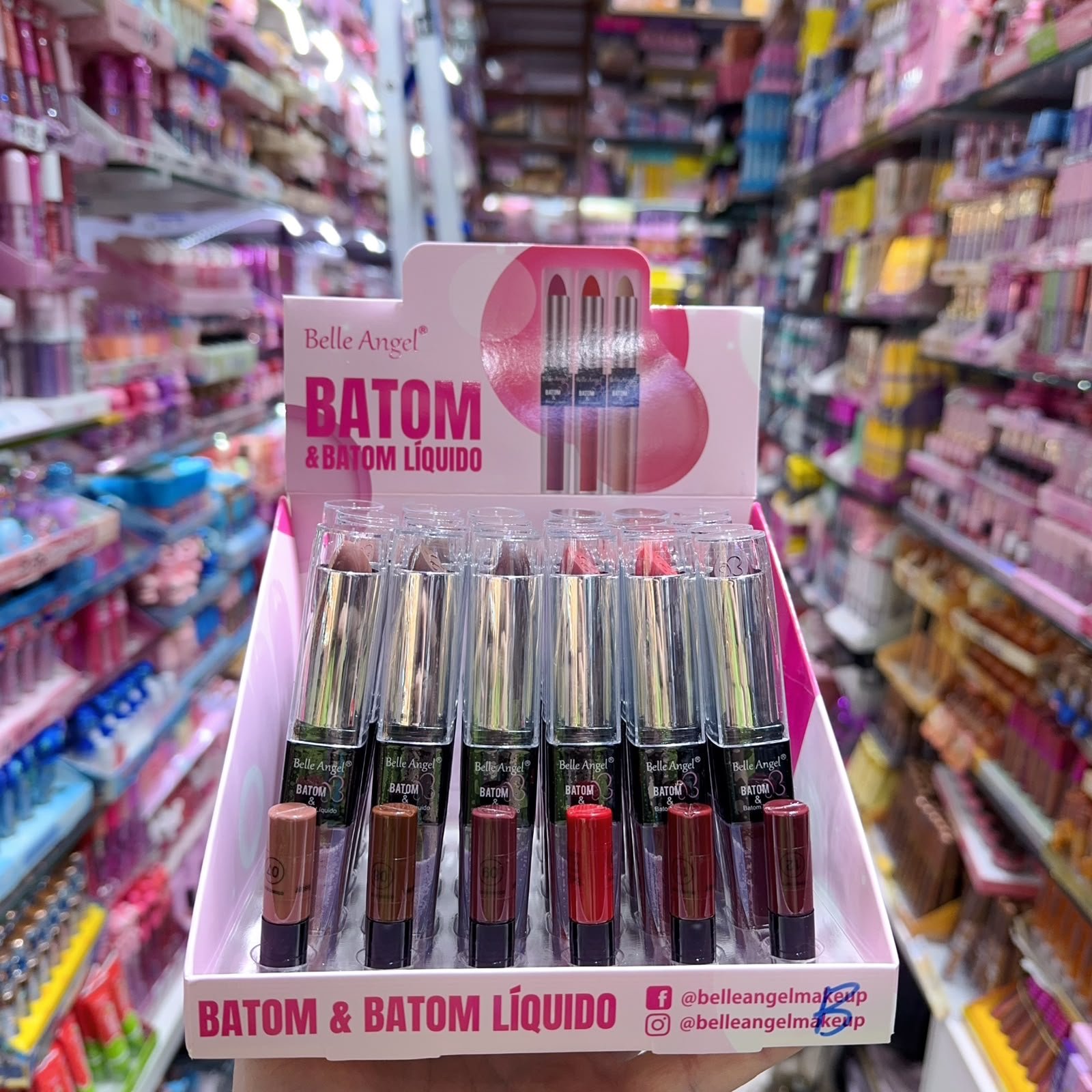 B073 B batom belle anjo box:24pcs