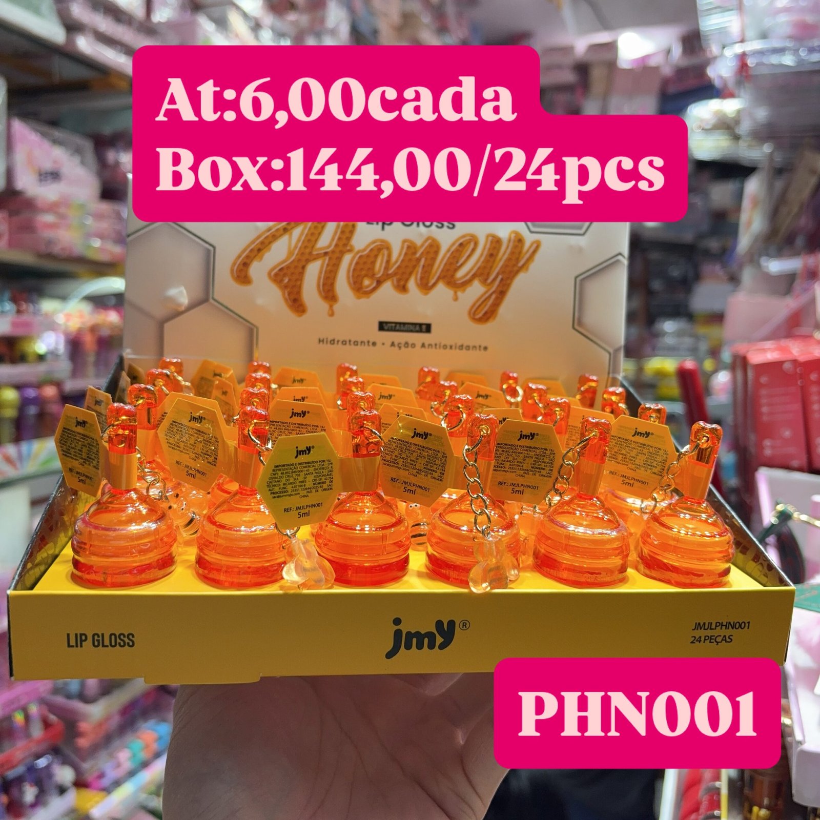 PHN001 lip honey JMY BOX/24pcs