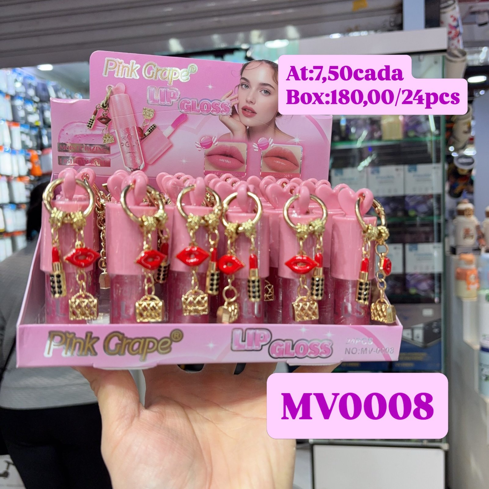 MV0008 gloss box:24 pcs