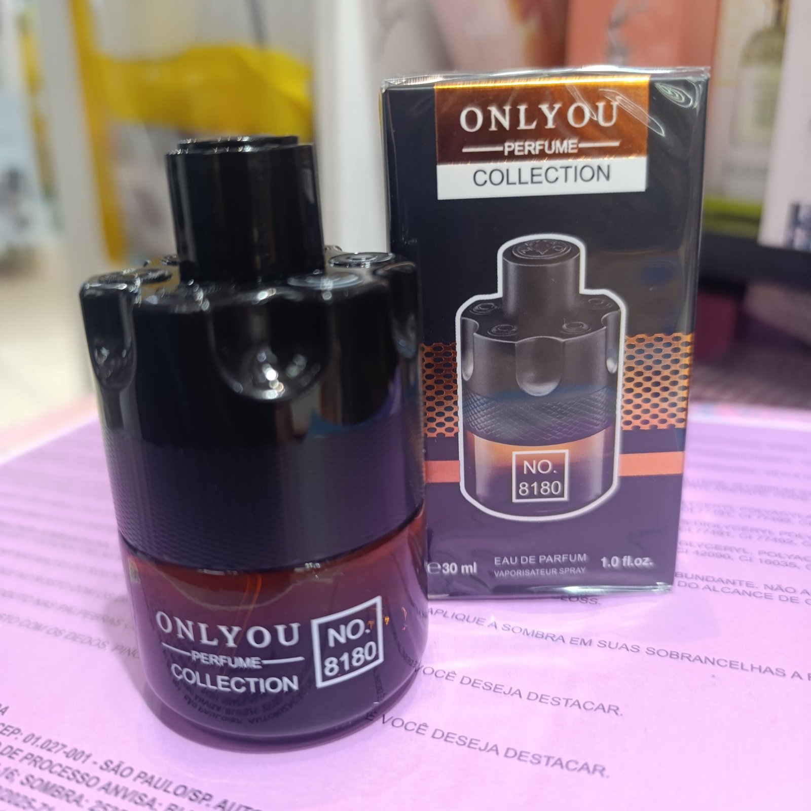 perfume 8180 masculino box/12pcs