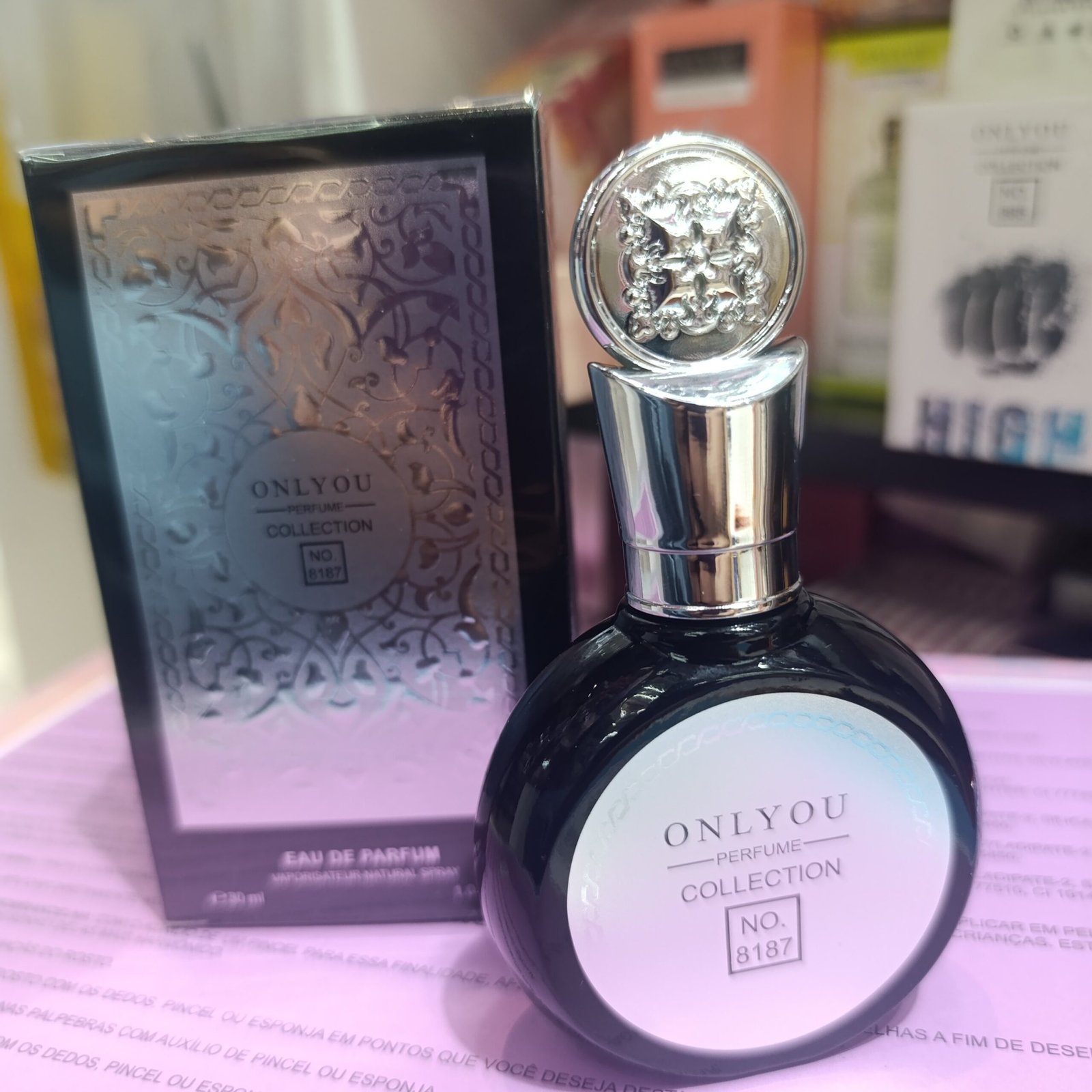perfume 8187 masculino box/12pcs