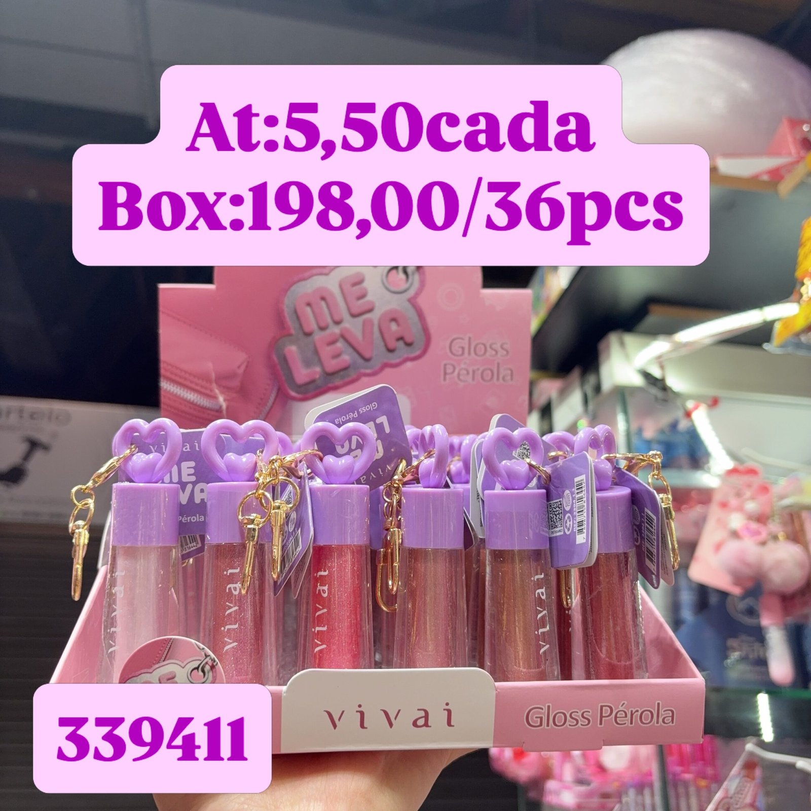 339411 gloss vivai box:36pcs