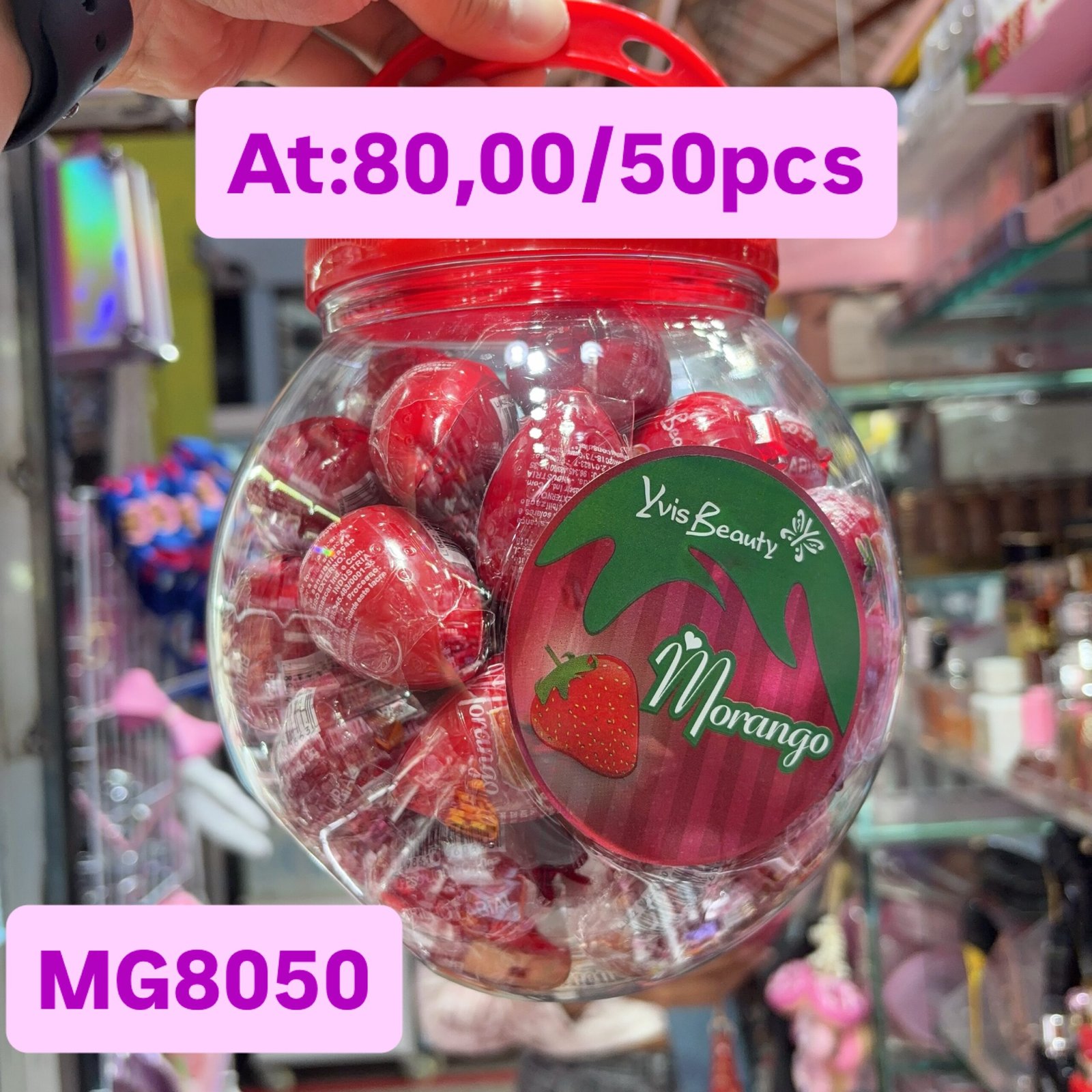 MG8050 morango gloss