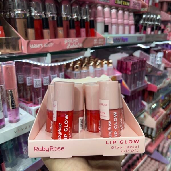 HB- L6502 Ruby Rose Lip Glow Óleo Labial Lip Oil/ 24Pcs