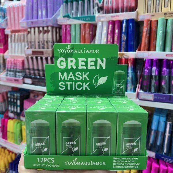 YYC0025 green mask stick yoyomaquiamor box/12pcs