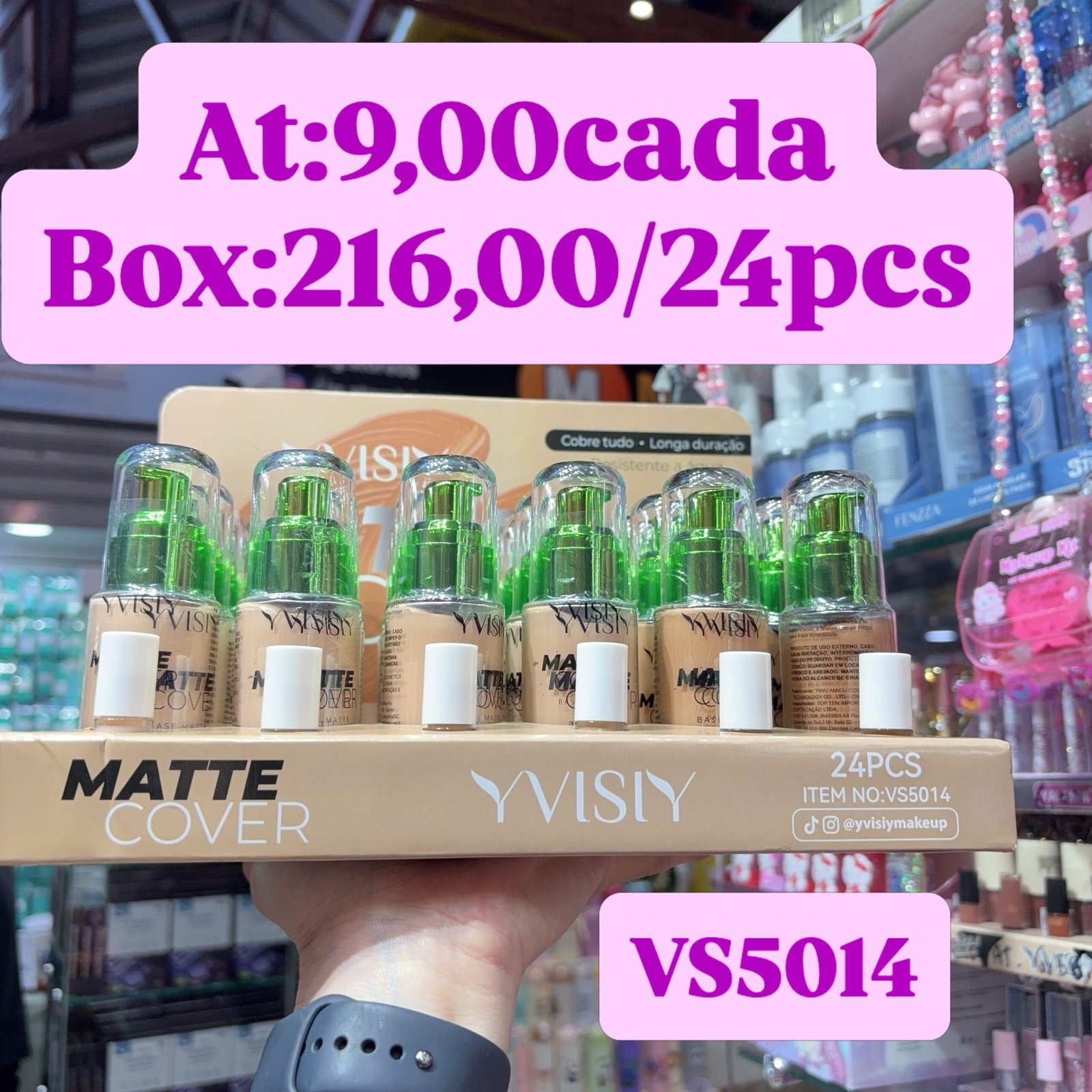 VS5014 base liquida visi box;24pcs