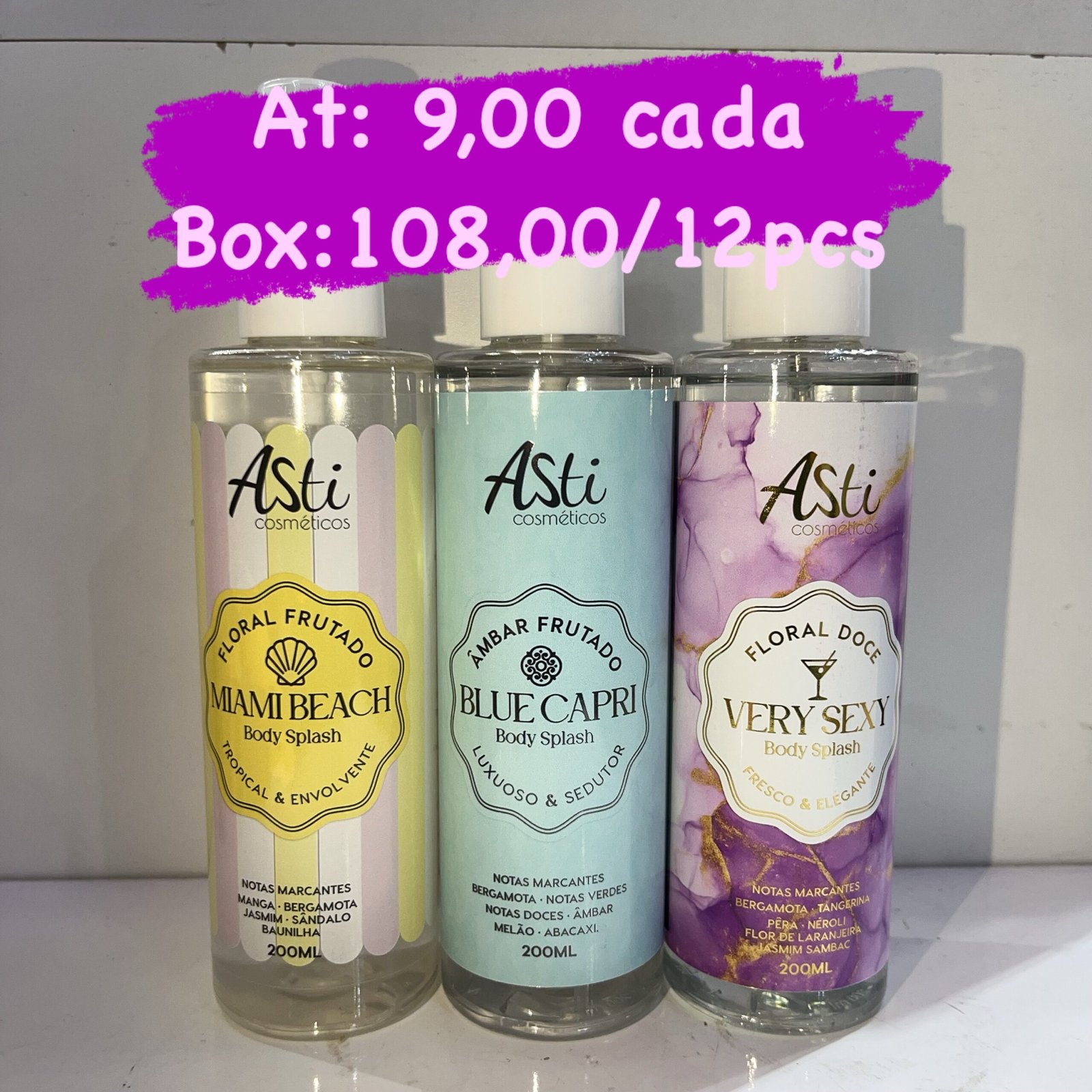 body splash ASTI box:12pcs