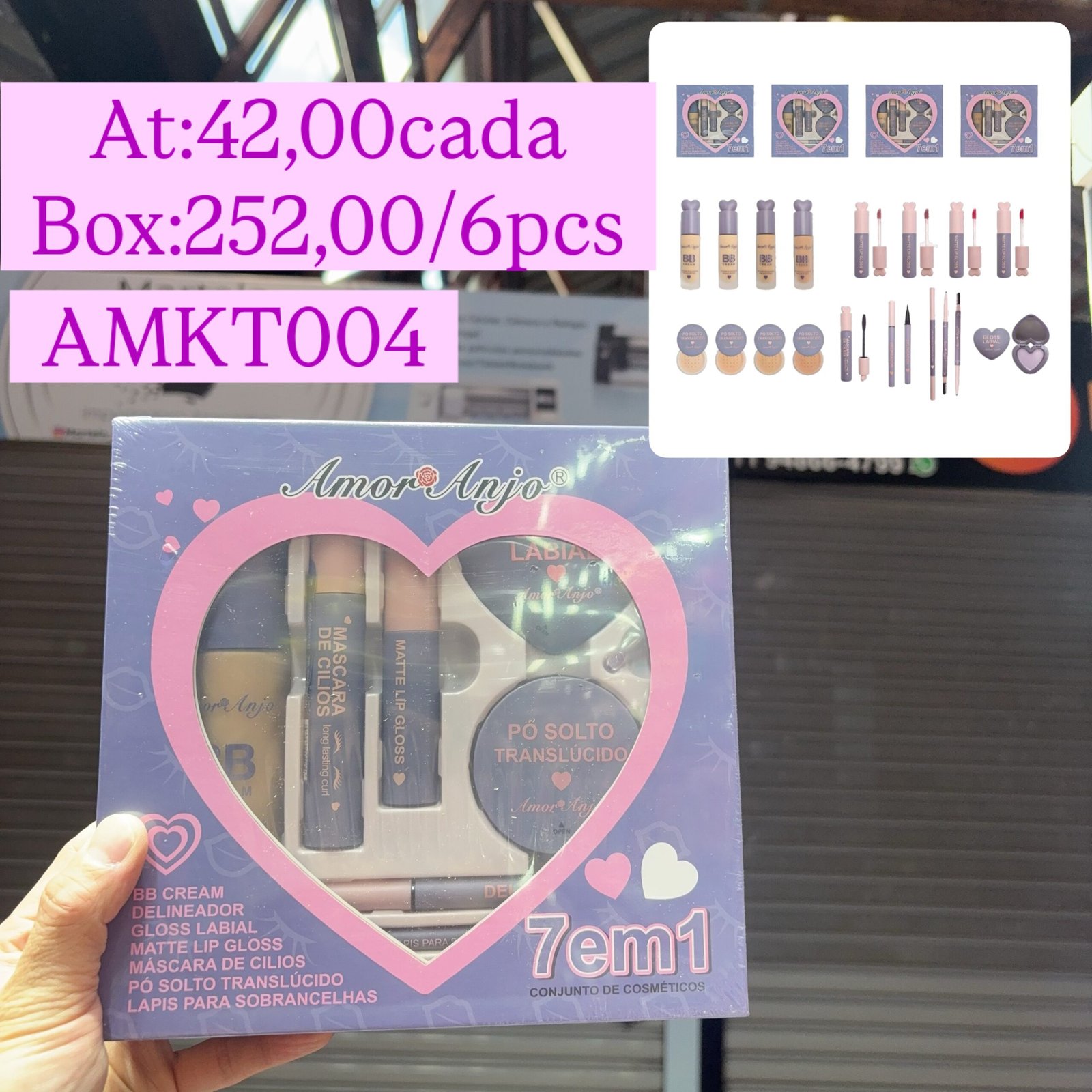 AMKT004 estojo de maquiagem