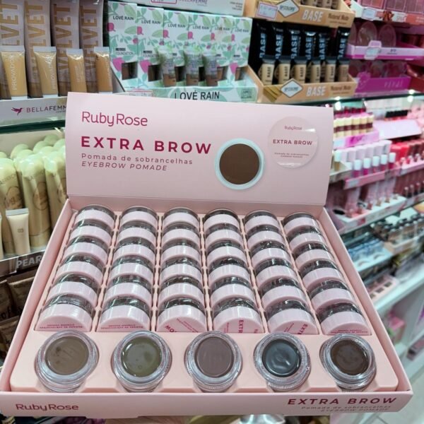 Pomada de sobrancelha ruby Rose box com 36pcs