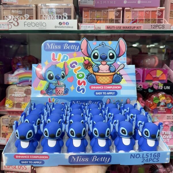L5168 lip gloss stitch miss beauty box/24pcs