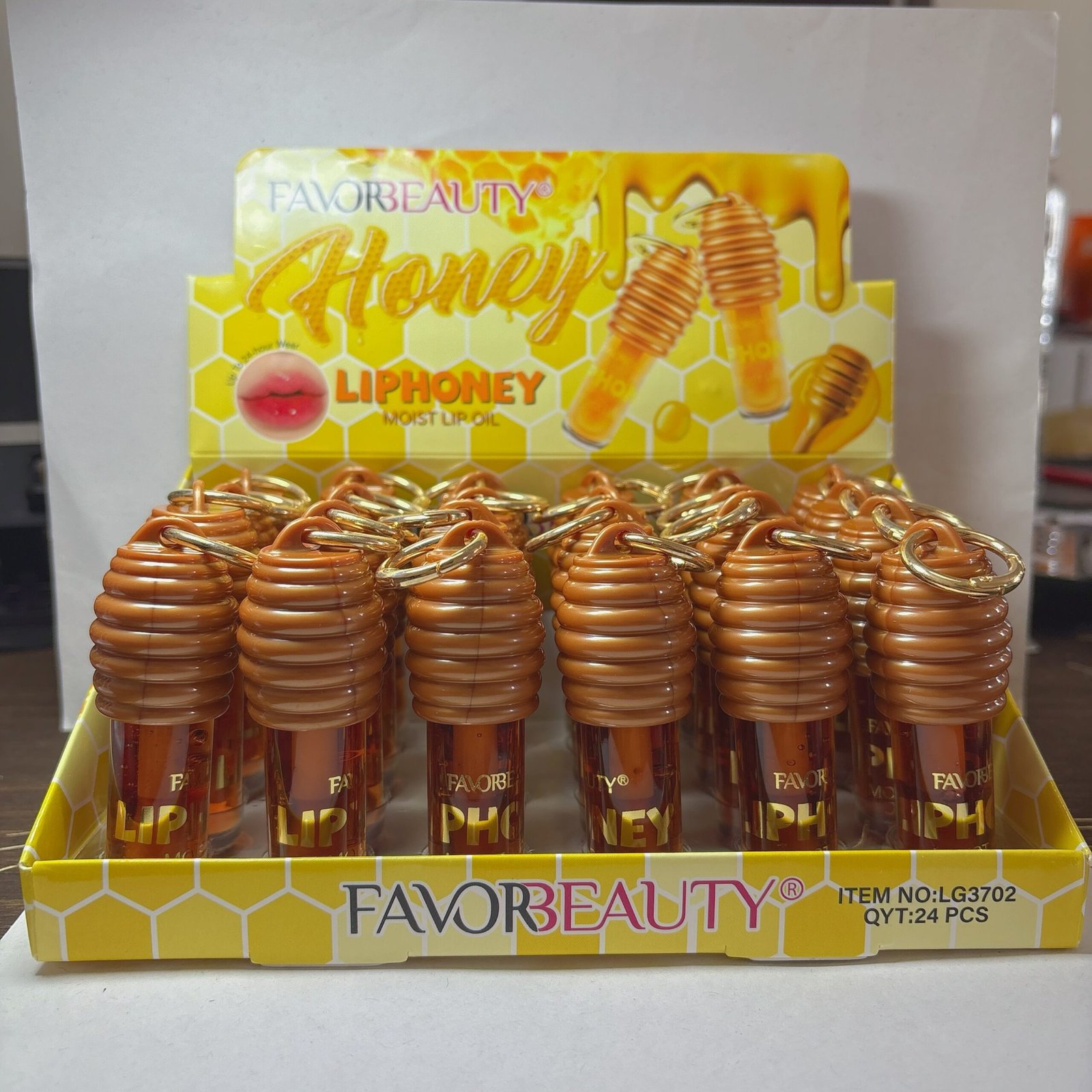 LG3702 lip honey FAVORBEAUTY BOX/24pcs