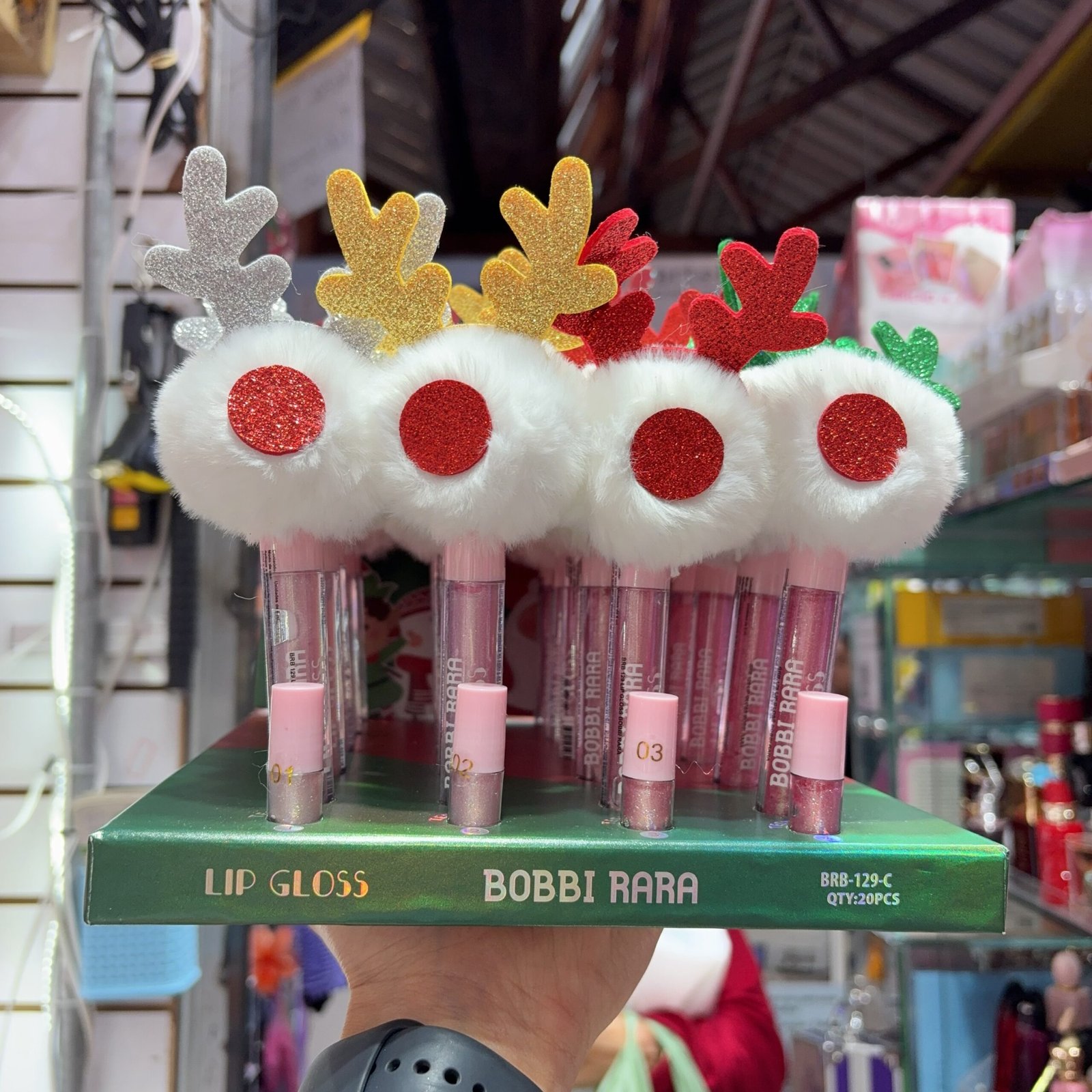 BRB129C lip gloss bobbi rara box/20pcs