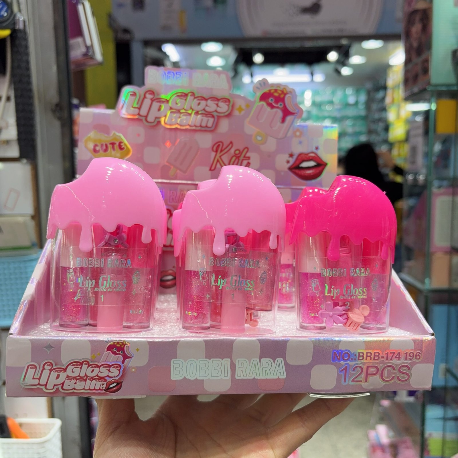 BRB174196 lipgloss bobbi rara box/12pcs