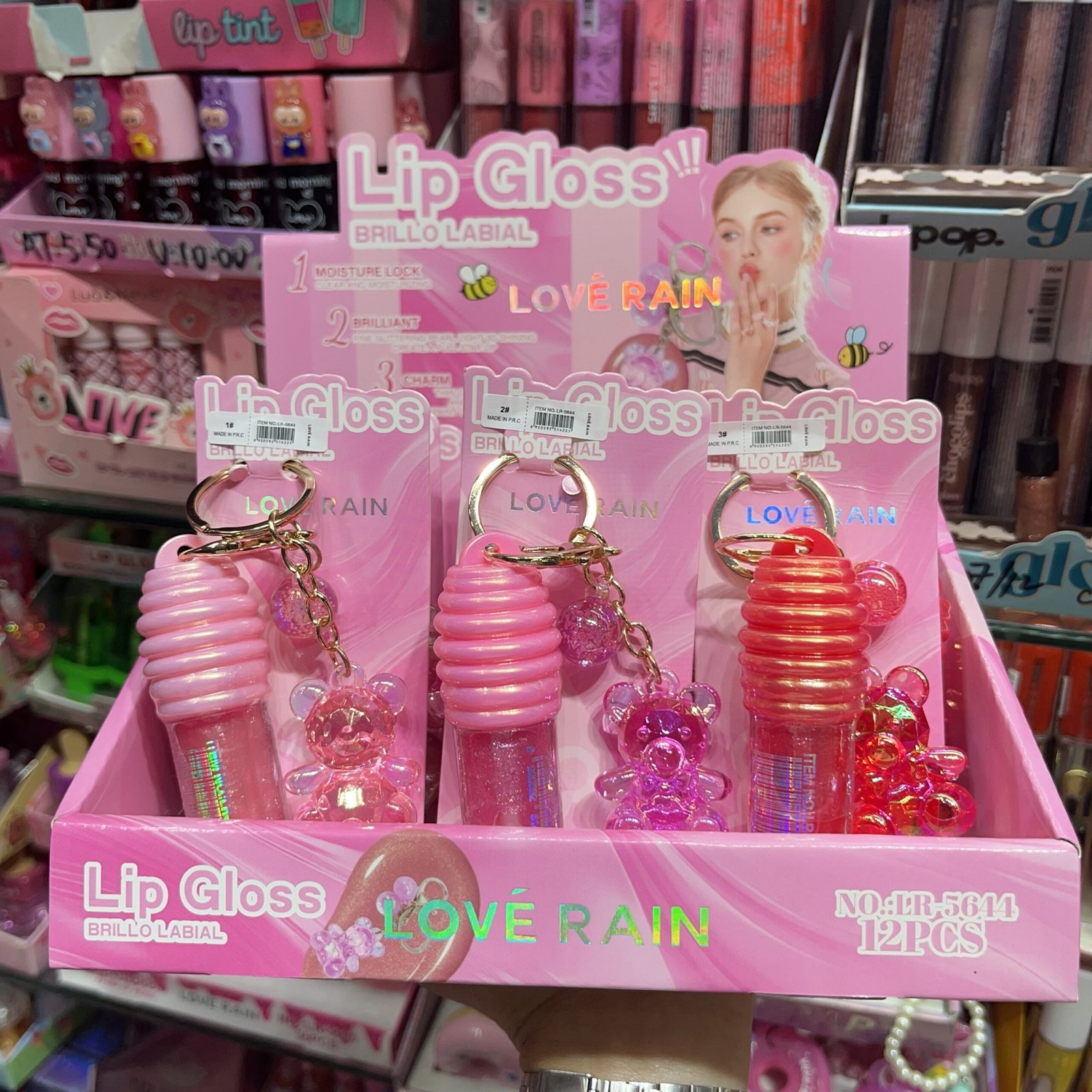 LR5644 Lip gloss Love Rain/ 12pcs