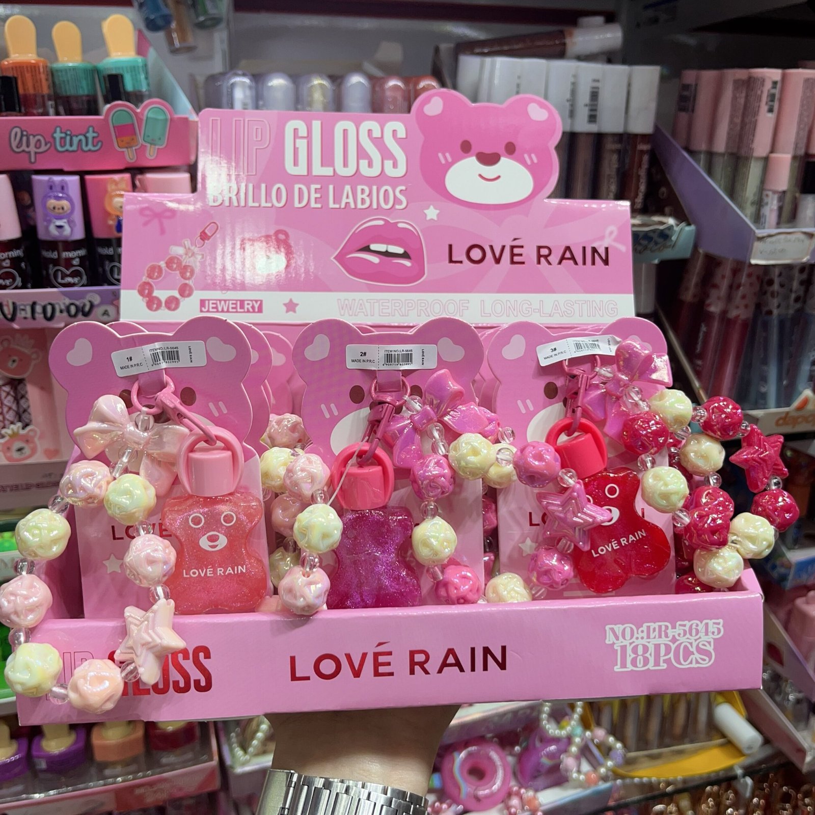 LR5645 gloss com pulseira/ 18pcs