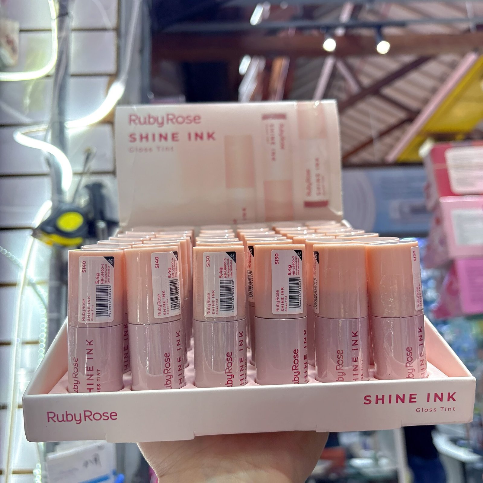 HB-L6600 Ruby Rose Shine Ink Gloss Tint/ 36Pcs