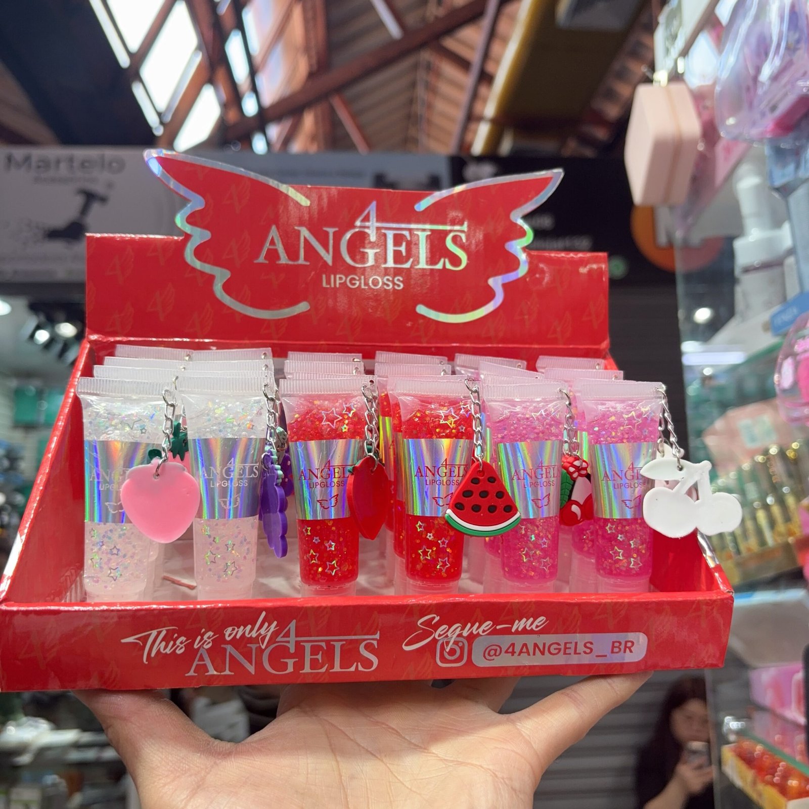 BR1044 lip gloss box/24pcs