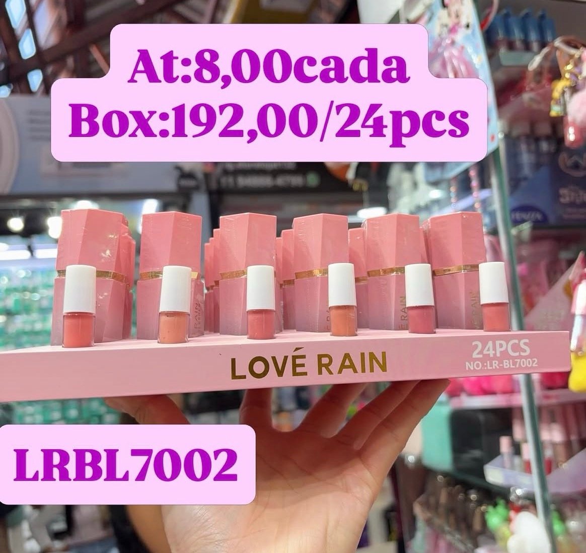 LRBL7002 blush love rain box:24pcs