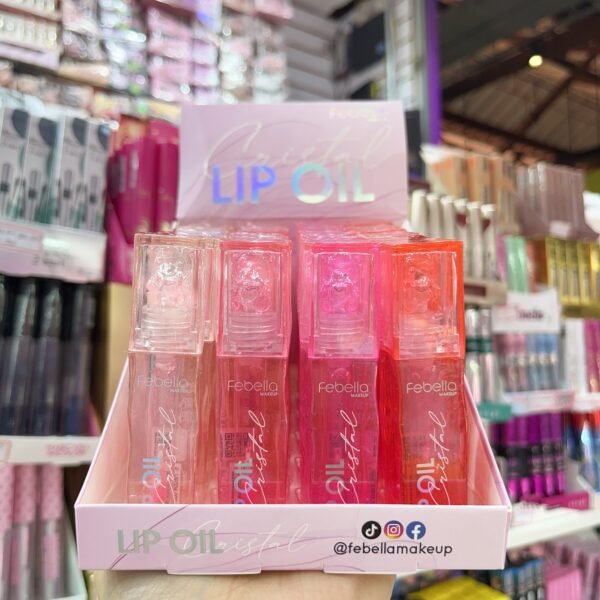 Lip oil febella box com 24pcs