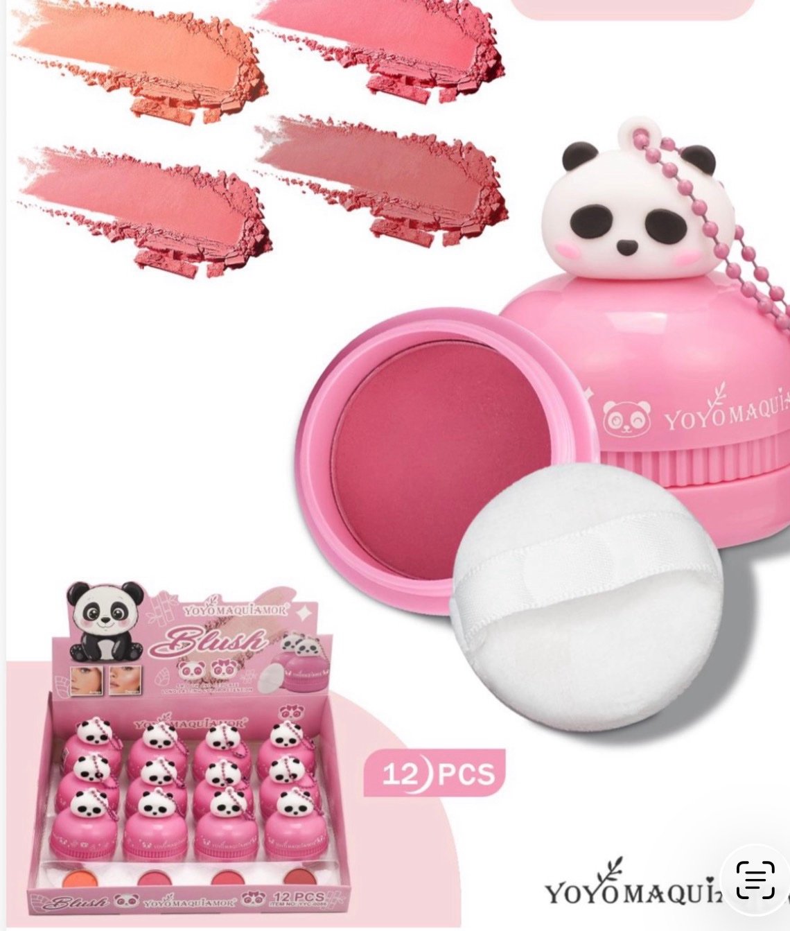 YYC0086 blush yoyomaquiamor box:12pcs