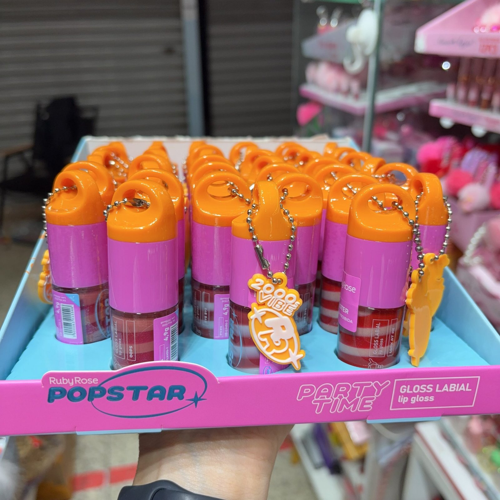 HBL6406-G1 gloss labial ruby Rose box/36pcs