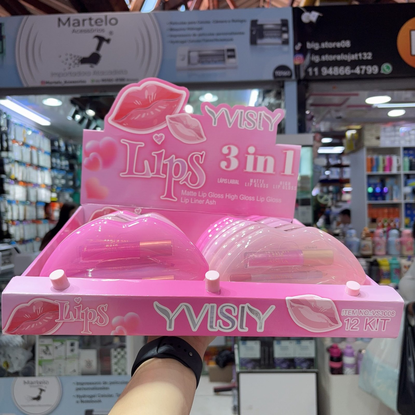 VS3008 kit gloss visi box(12pcs)