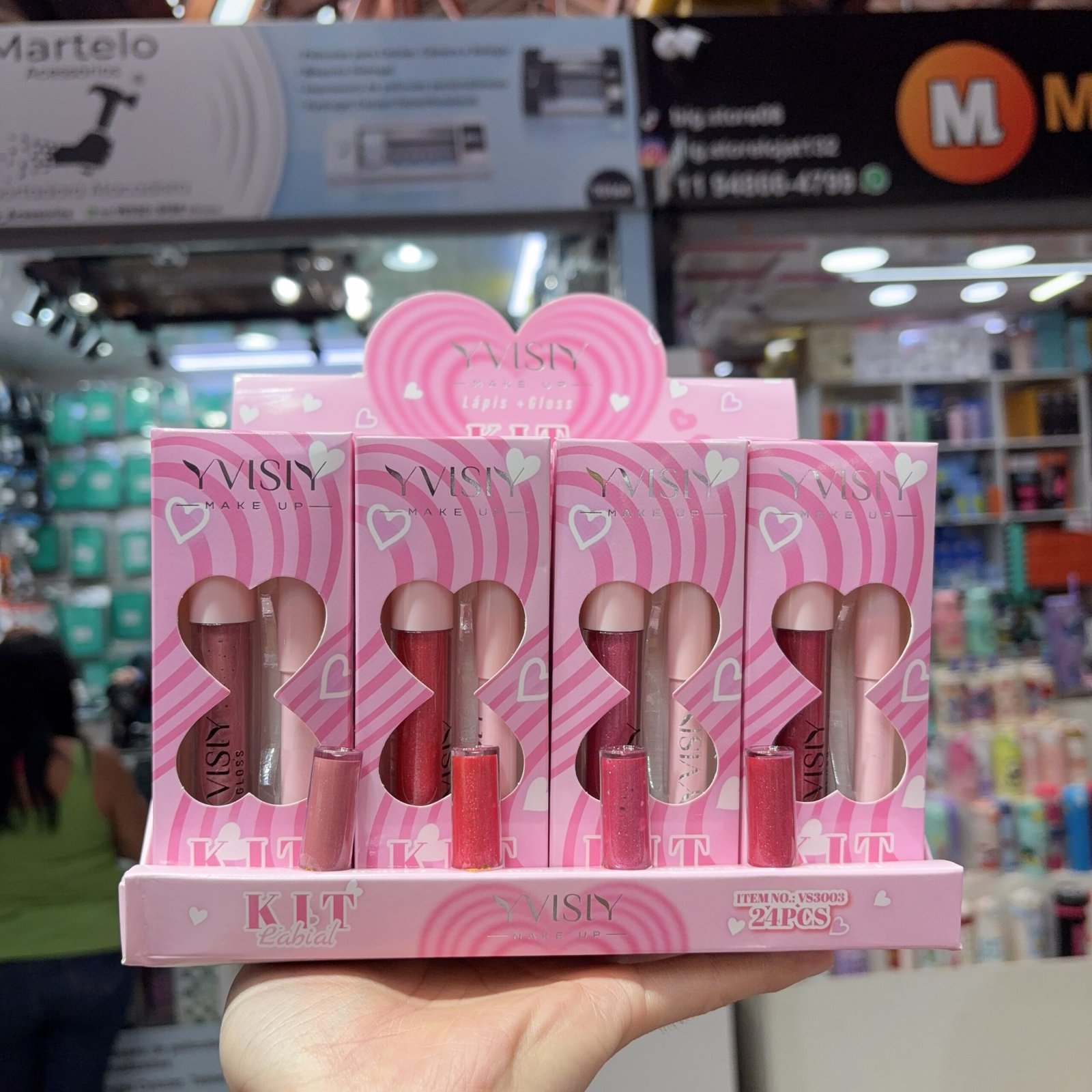 VS3003 kit labial VISI box(24pcs)