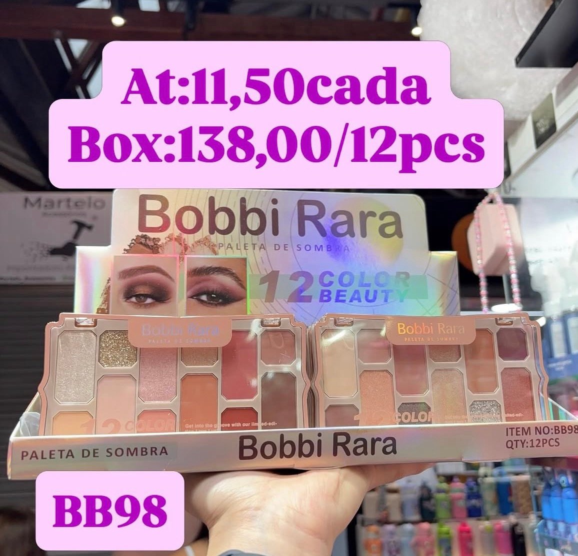 BB98 paleta bobbi rara
