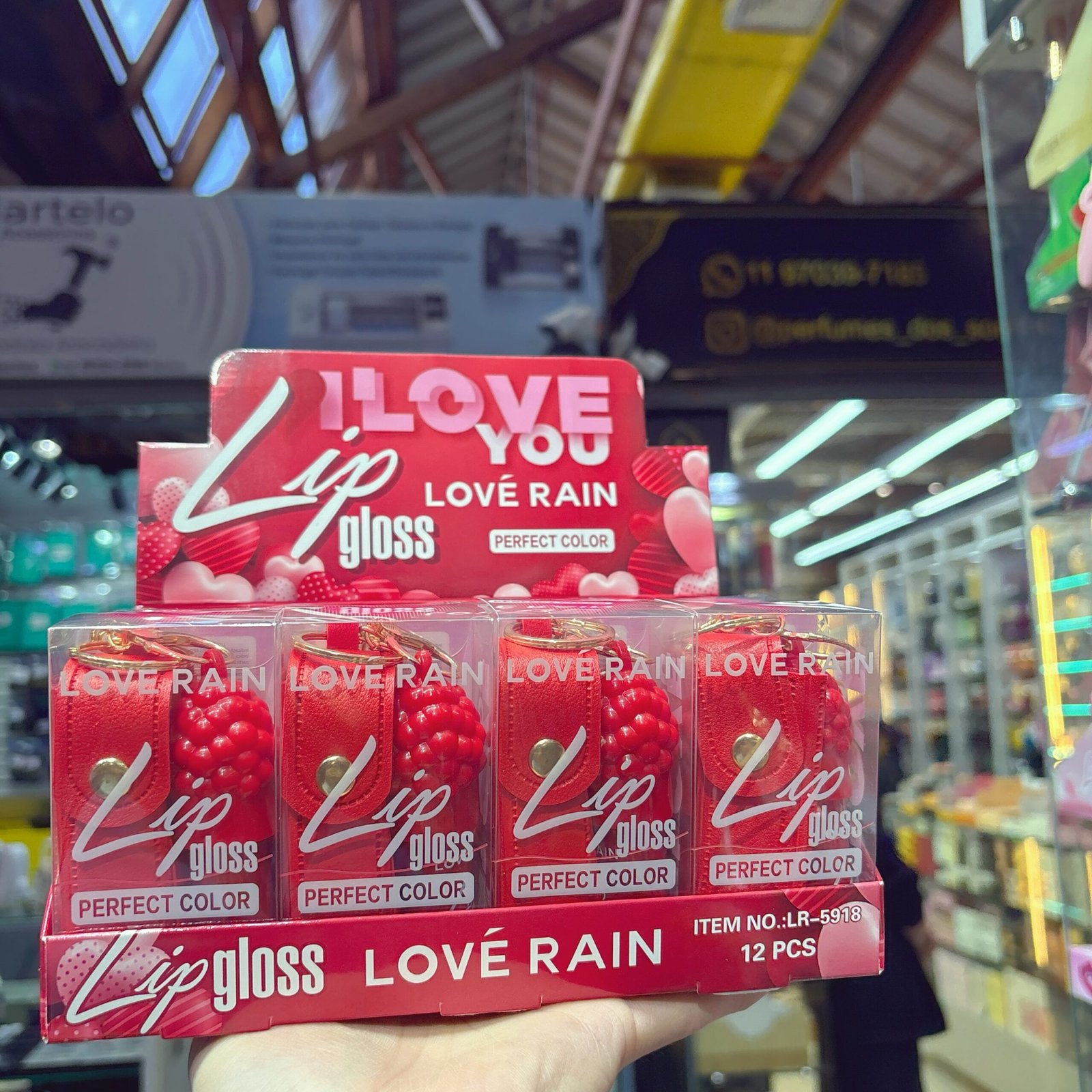 LR5918 Kit gloss love rain box:12pcs