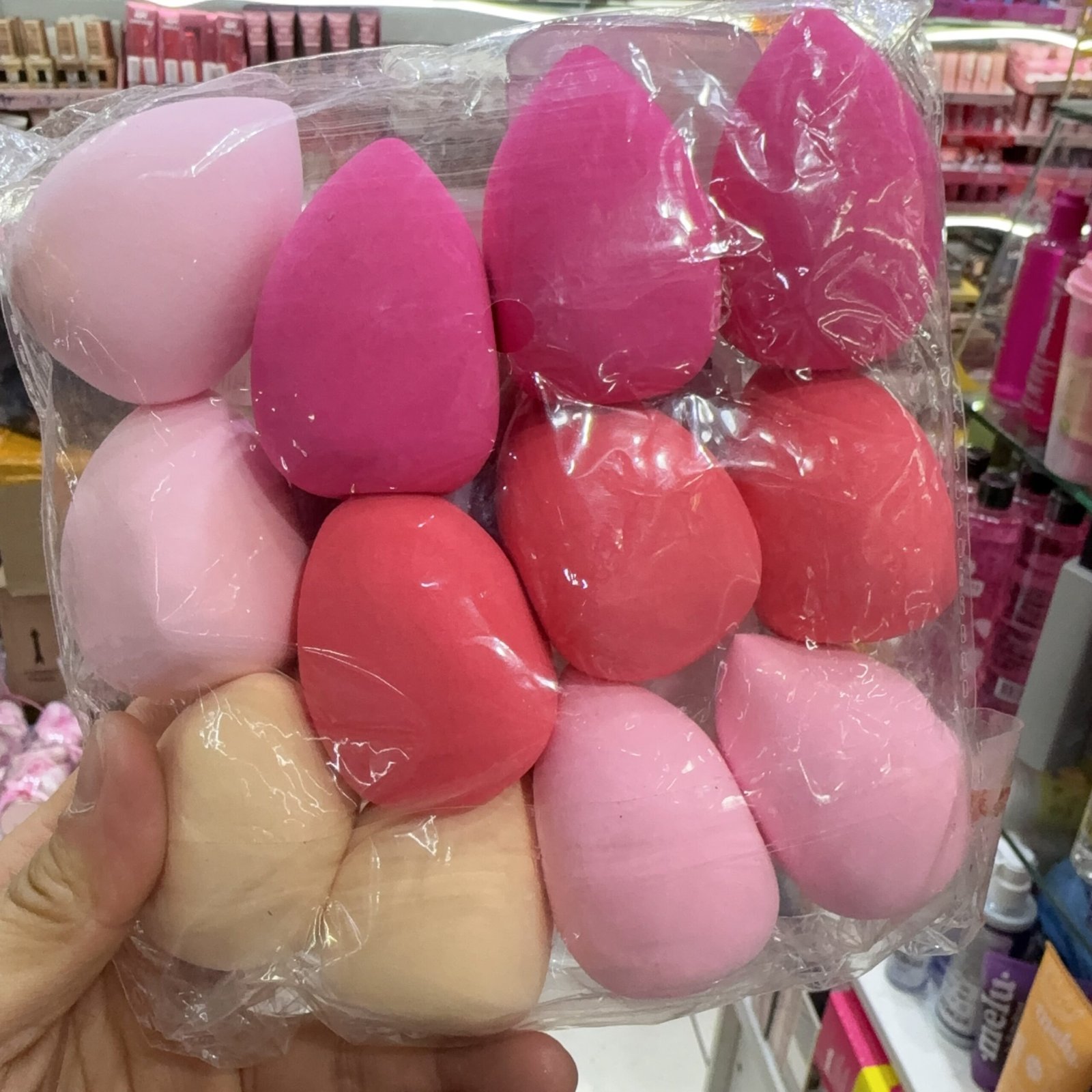 Esponja coxinha box:12pcs