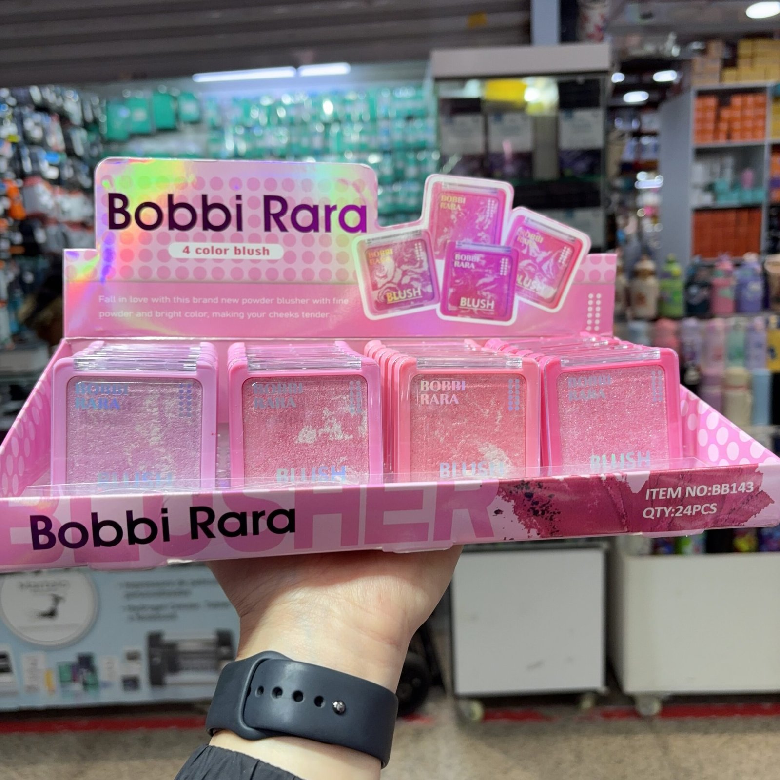BB143 blush bobbi rara box:24pcs