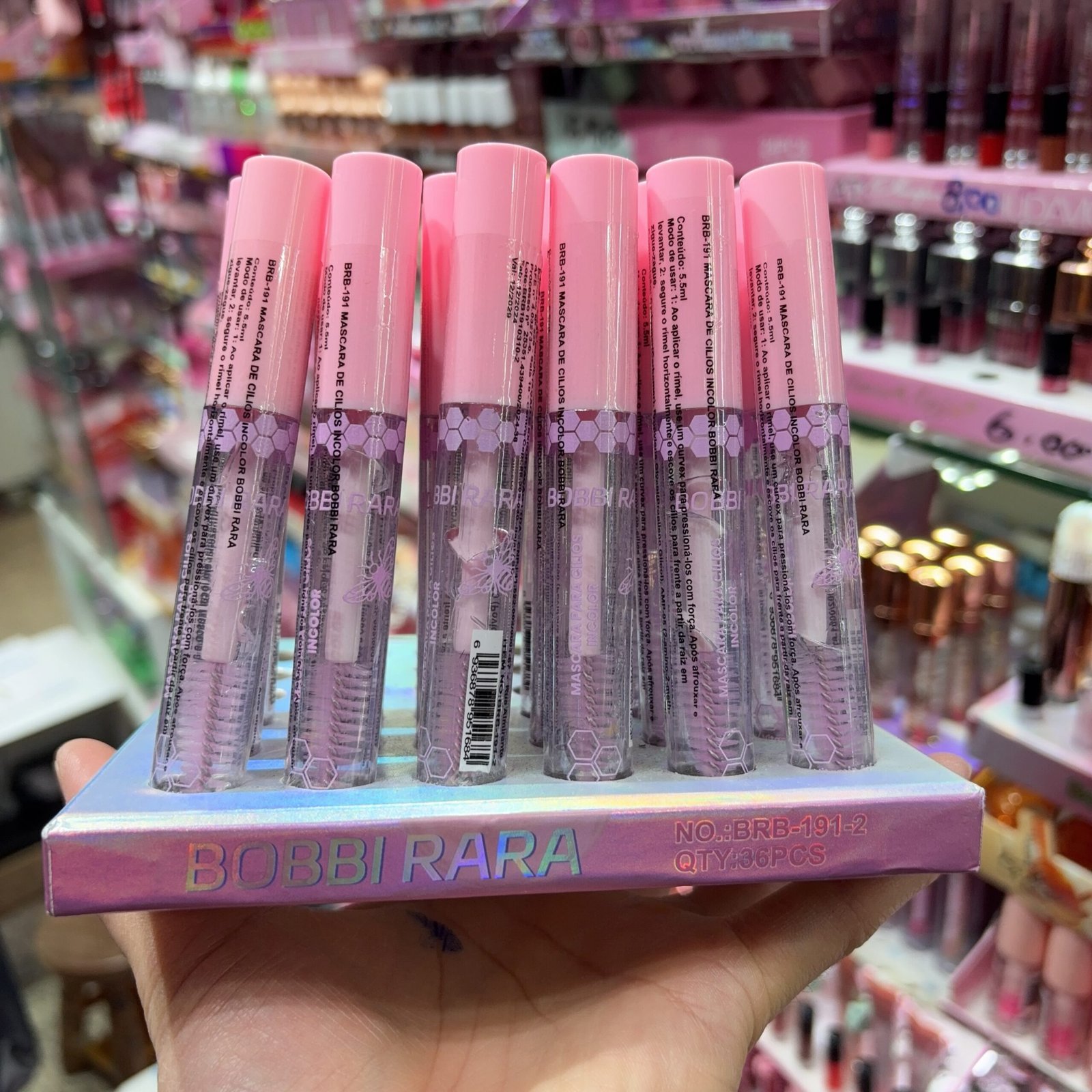 BRB1912 mascara para cílios incolor bobbi rara box:36pcs