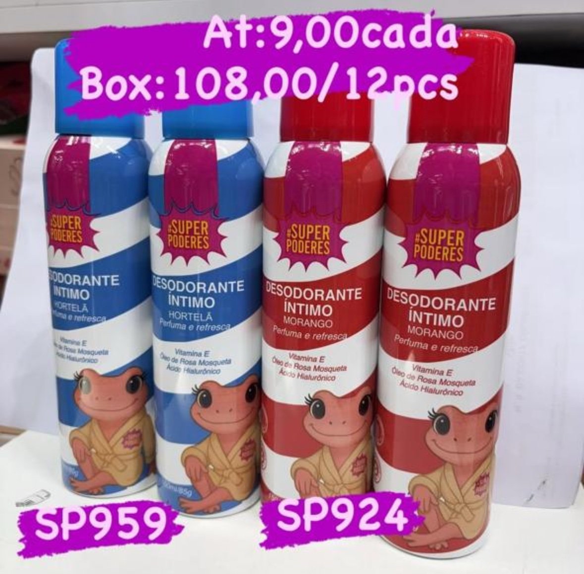 SP959/SP924 desodorante íntimo