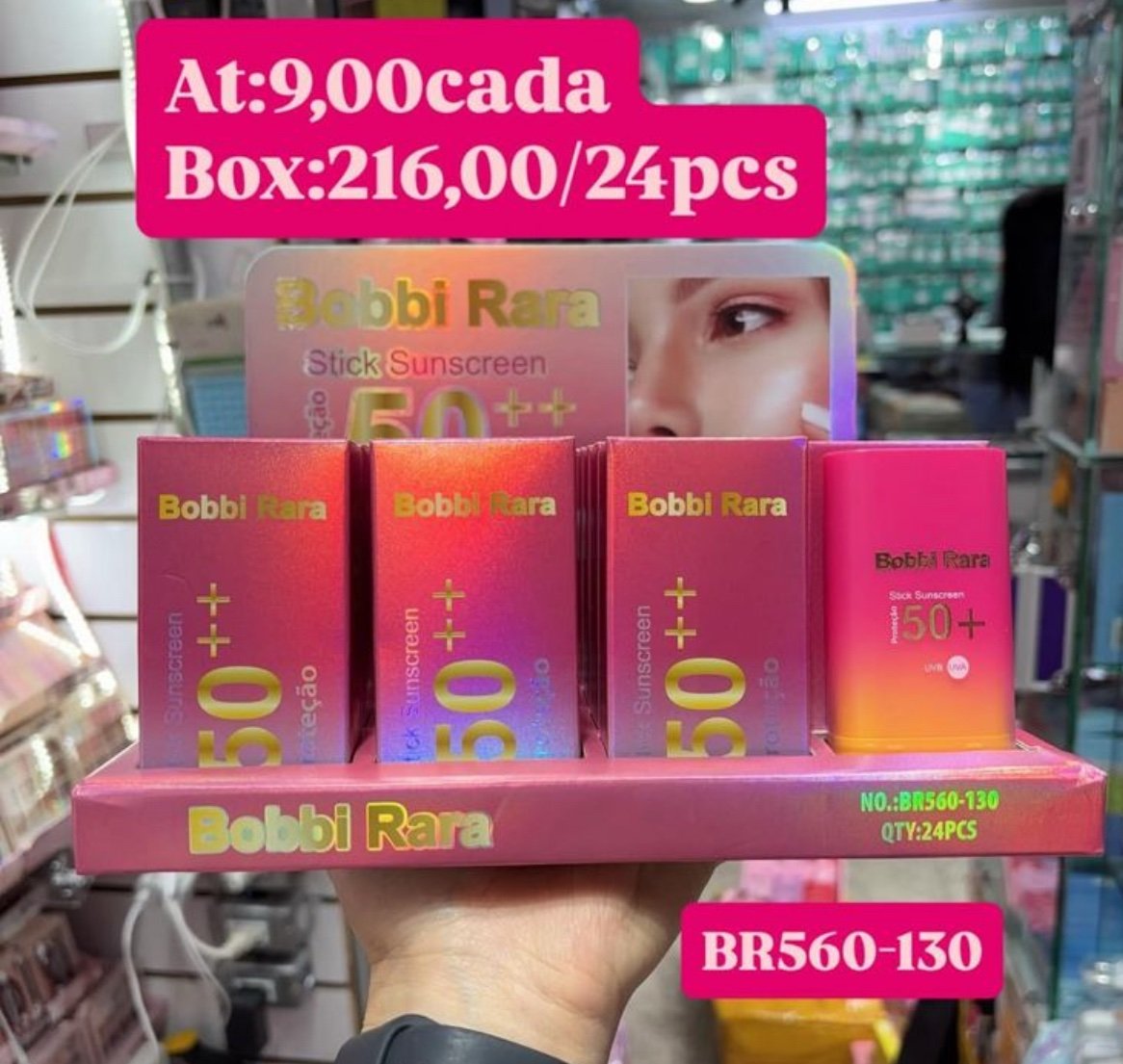 BR560130 haute protection BOBBI RARA/24pcs