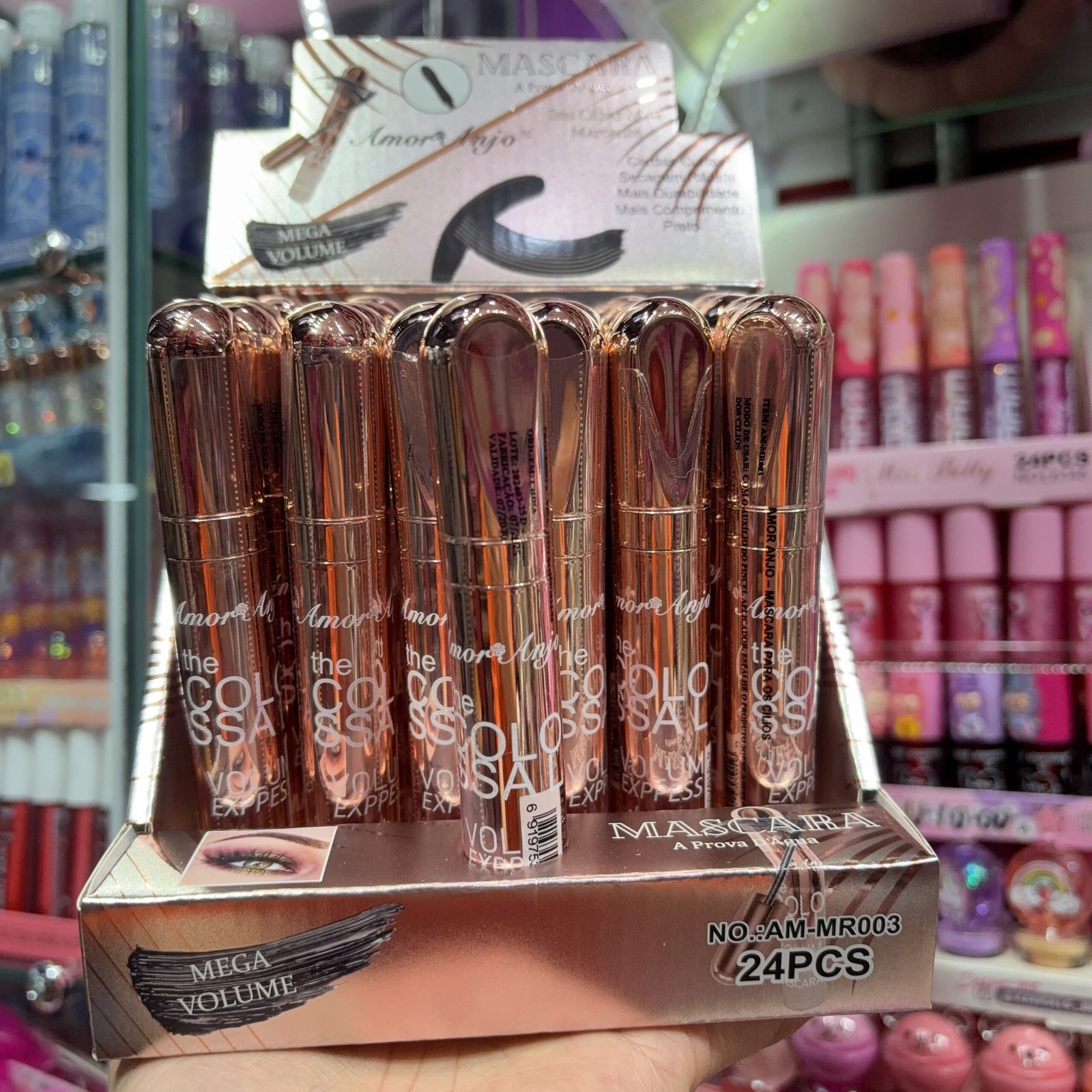 AMMR003 Máscara de cílios mega volume/ 24pcs