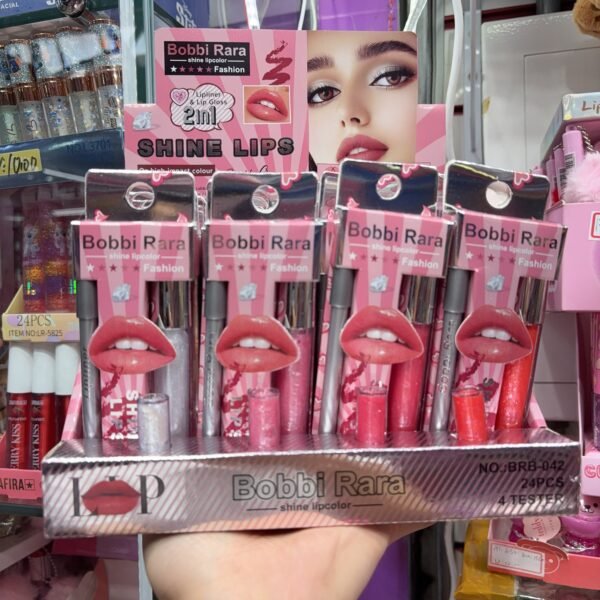 BRB042 gloss e contorno labial 2em1/ 24pcs