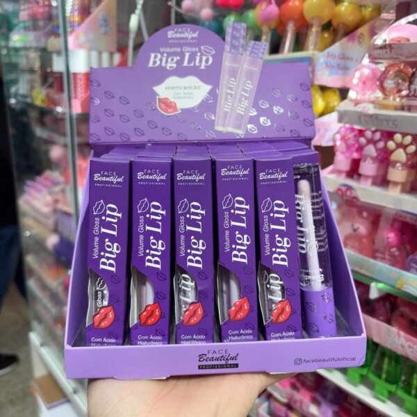 FB340 Face Beautiful Big Lip-Lilac Volume Gloss/ 24Pcs