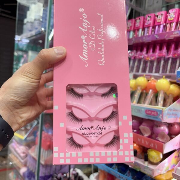 MM3+ Amor Anjo 5D Cílios Postiços/ 12 Pcs