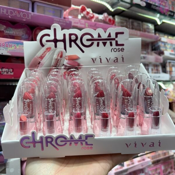 3210.1.1 Vivai Chrome rose Batom/ 24Pcs
