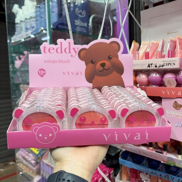 407611 Vivai Teddy Estojo Blush/ 24Pcs