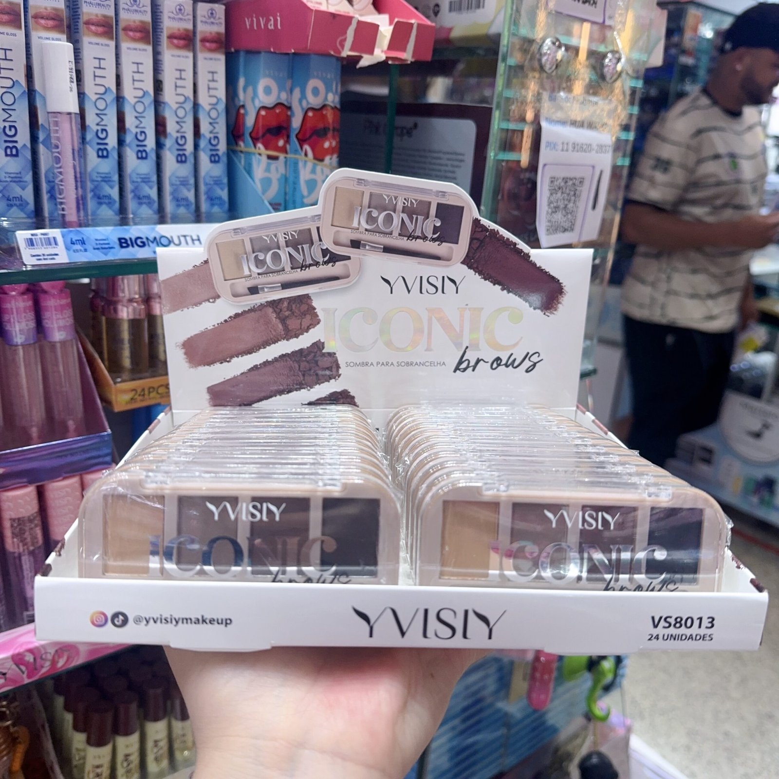 VS8013 sombra para sobrancelha box/24pcs