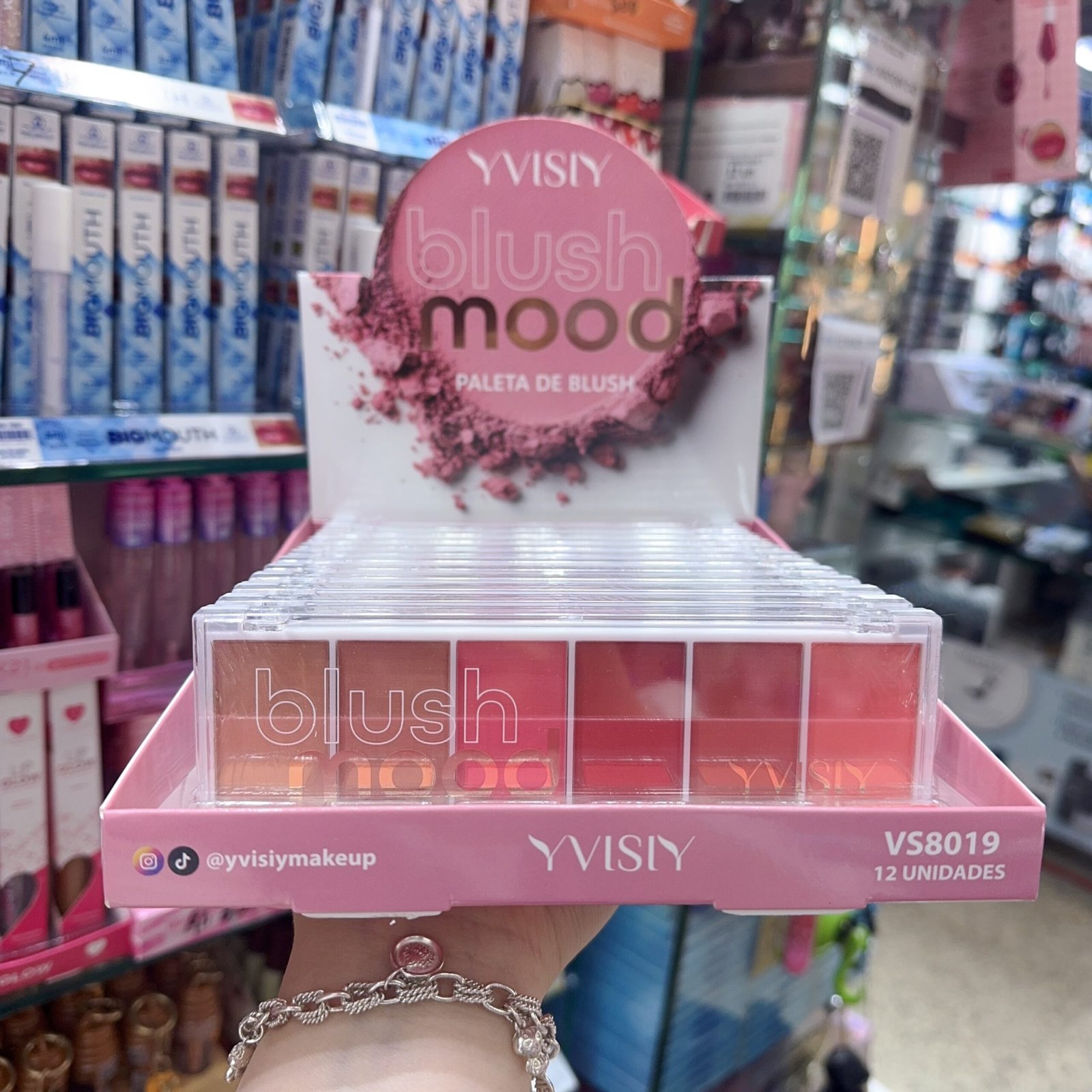 VS8019 Paleta de blush yvisiy box/12pcs