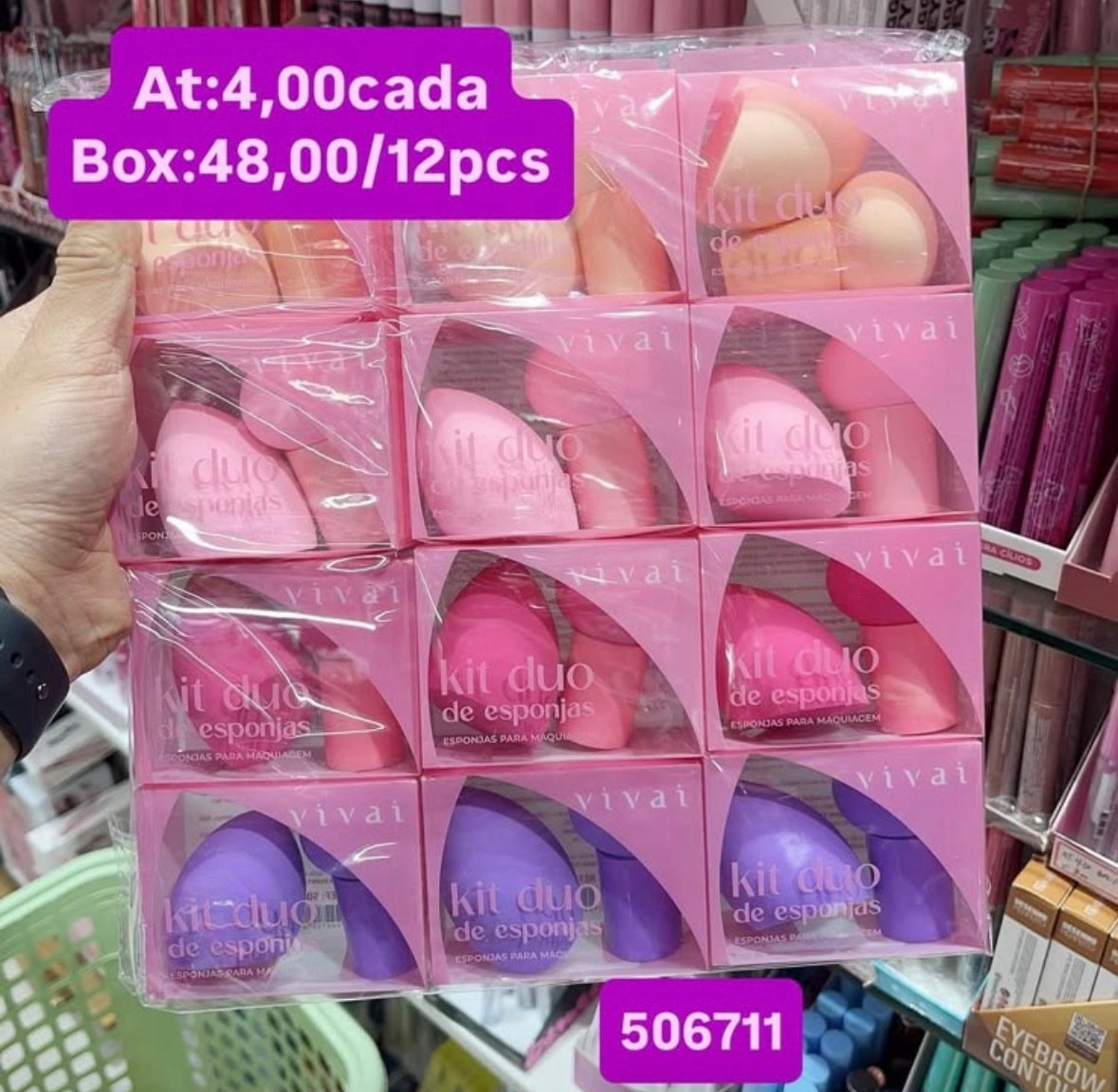 506711 esponja vivai box:12pcs