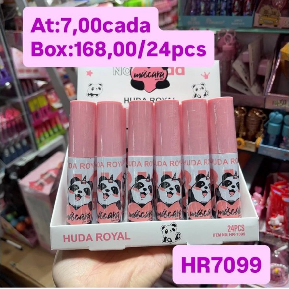 HR7099 mascara de cílios ruda roya box/24pcs
