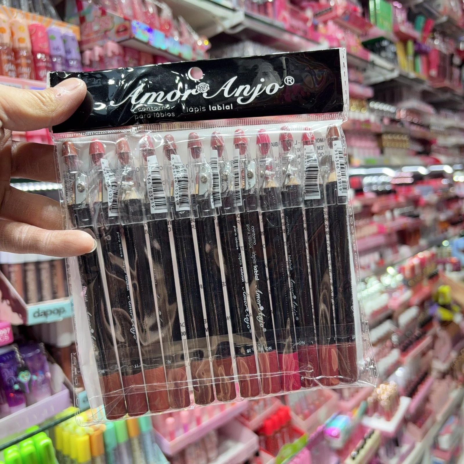 AMLA001 lápis labial amor anjo/12pcs