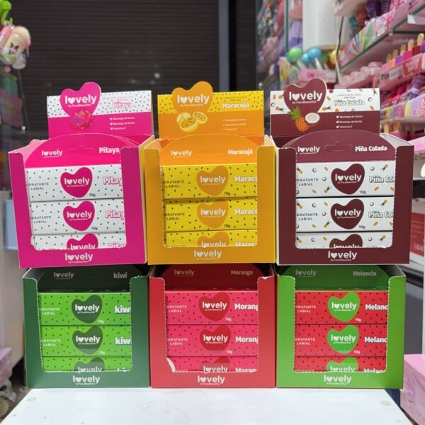 Hidratante labial LOVELY/12pcs
