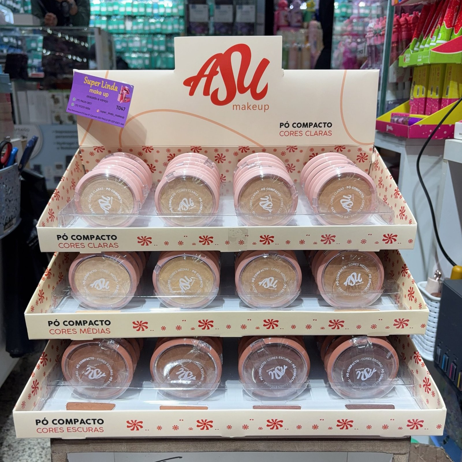 ASU021/044/022Po compacto asu make/24pcs