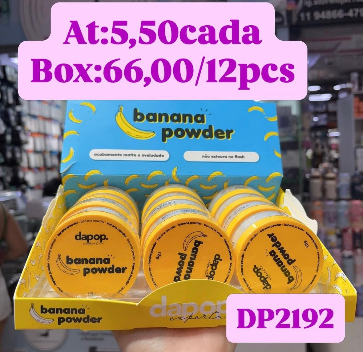 DP2192 po banana dapop box:12 pcs